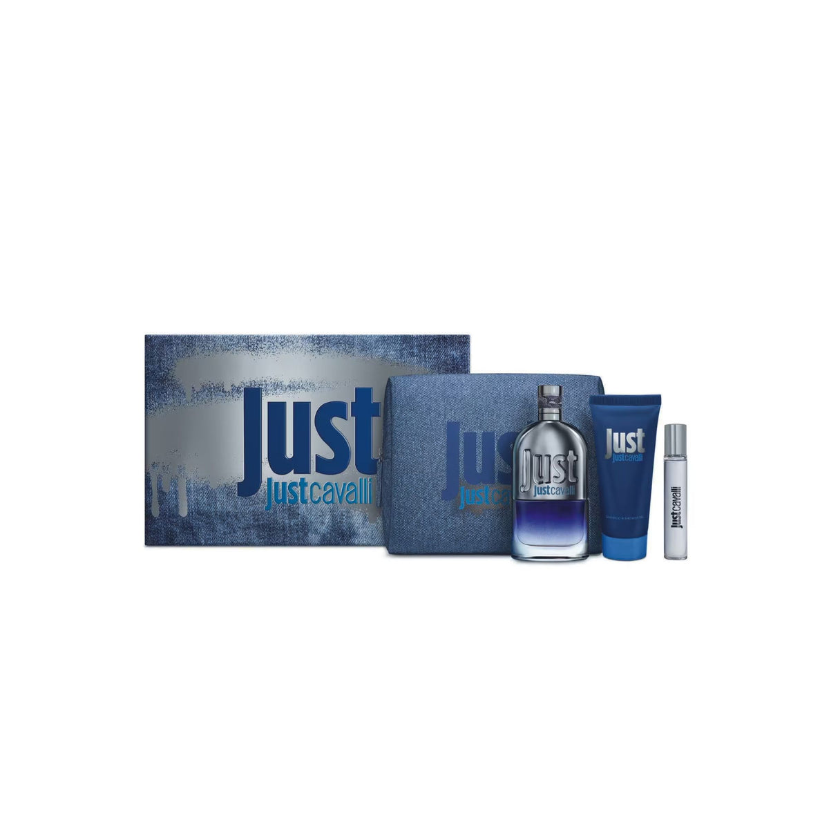 Just Cavalli Man Eau De Toilette Blue Gift Set