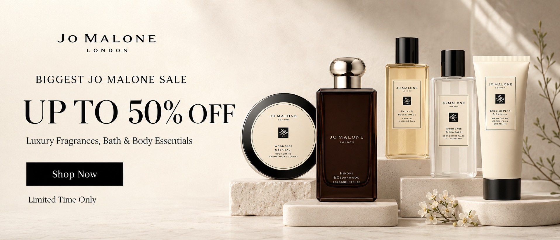 Jo malone Banner