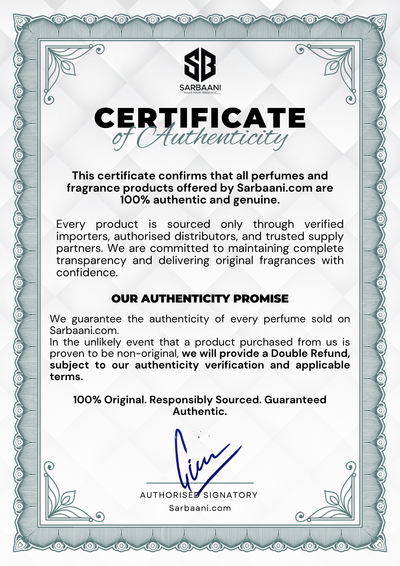 Certificate of Authenticity