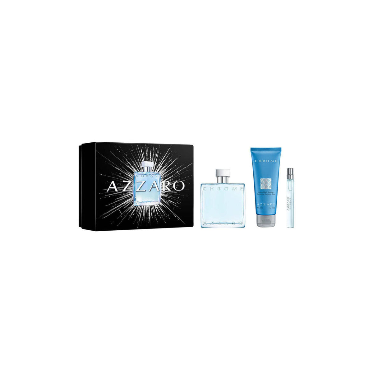 Azzaro Chrome Eau De Toilette (Gift set)